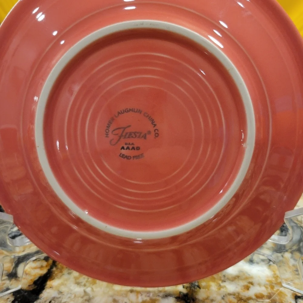 Fiesta Flamingo (Intro 2012) Salad Plate